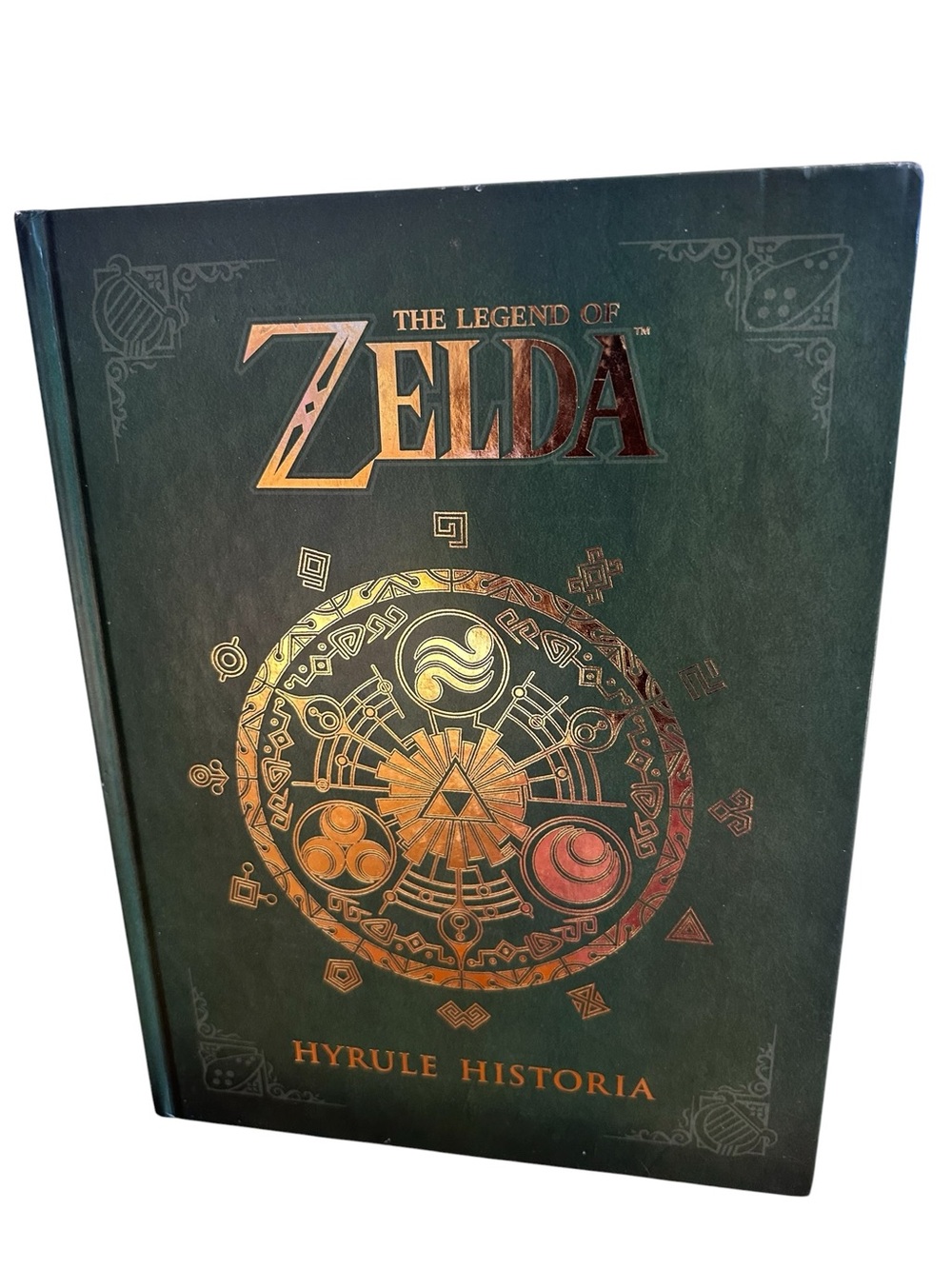 The Legend of Zelda: Hyrule Historia Hardcover Book - Green (Official)